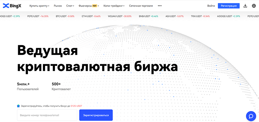 биржа BingX