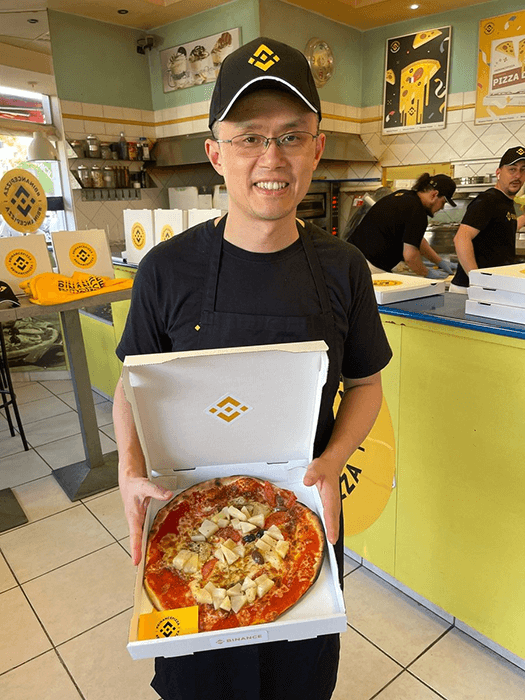 Глава Binance на Pizza Day