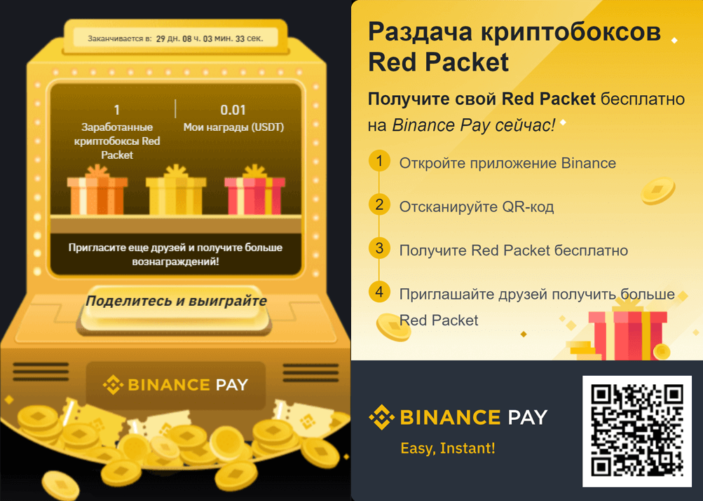Red Packet от Binance